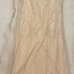 Pisarro Nights Beaded Sequined Dress Size 8, Great Condition